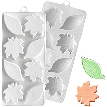 Moule En Silicone Automne 18 Cavités - Citrouille, Feuilles D'érable - Pour Fondant, Chocolat, Résine, Bougies - 20,4x10,8x1,3 Cm