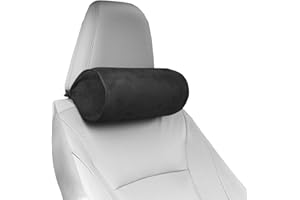 Lebogner Car Headrest Pillow, Travel Neck Support Cushion For Pain, Muscle Tension Relief And Cervical Support With Adjustable Straps For Car Seat, Home And Office, Memory Foam Ergonomic Design, Black