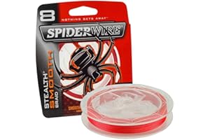 SPIDERWIRE Spider Wire Superline Stealth Smooth 8 300m Red Rouge Braid 75lb 0.30mm