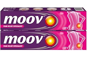 Moov Fast Pain Relief Cream - 30g (Pack of 2) | Suitable for Back Pain, Muscle Pain, Joint Pain, Knee Pain | 100% Ayurvedic Formula | Suitable for Sports & Gym Related Injuries