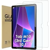 WD&amp;CD 2 Packs Screen Protector Compatible for Lenovo Tab M10 (3rd Gen) 10.1 Inches, 9H Hardness, High Definition, Tempered Gl