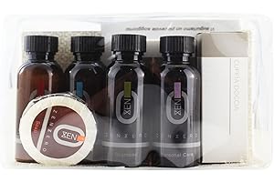 Present-More Amenities baño Zenzero - Welcome Gift Línea de cortesía huéspedes de Hoteles y B&B | Amenities baño sin alérgenos con fragancia Jengibre y Limón