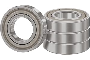 XiKe 6900ZZ Cuscinetti a Sfera a Doppia Tenuta 10x22x6mm Acciaio al cromo e Pre-lubrificato, 6900Z Cuscinetti a sfere a gola profonda, 4 Pezzi.