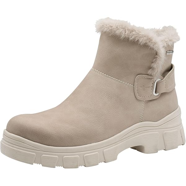 Zwarte Tamaris schoenen Met gesp Middel/mid/halfhoge Warme