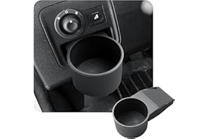 CDEFG Compatible avec Dacia Duster 2 2018-2023 - Console centrale - Porte-gobelet pour rétroviseur de voiture - Porte-gobelet - Organisateur - Porte-bouteille Duster - 2 accessoires