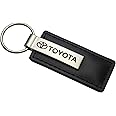 Toyota Black Leather Key Chain