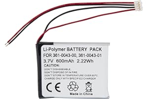 CHUNCAIL GPS 361-0043-00 361-0043-01 - Batería de repuesto para Garmin Edge 820, 520, 500, 205, 200 de Edge Explore 820, polímero de litio, 3,7 V, 600 mAh