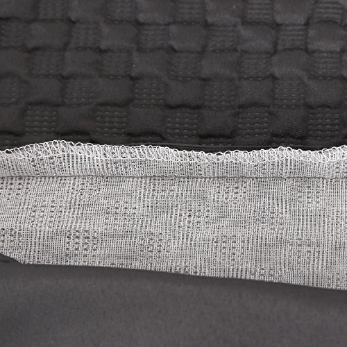 Deconovo Kissenhüllen Wohnzimmer Kissenbezüge Auto Zierkissenbezüge 40×40 cm Dunkelgrau 4er set - 5