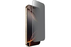 JOYROOM JR-MQS0616 Tempered Glass Screen Protector for iPhone 17 Pro Max, 2.5D Full Screen Coverage with Privacy and Dustproof Design, High Definition Clarity, Black