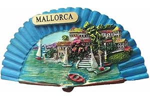 MUYU Magnet: Souvenir-Magnet, Motiv: Mallorca, Spanien, Dekoratives Magnet, Kunststoff, 1 Stück