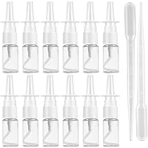 Leere Nasenspray-Flaschen Nachfüllbar – 10 Ml, 3 Stück, Transparent