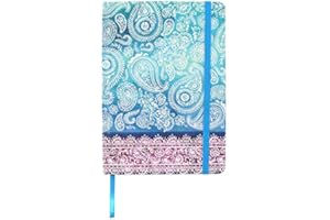 JONES HOME & GIFT Cuaderno De Notas - Tapa Dura A5 Estilo Oceano Indico