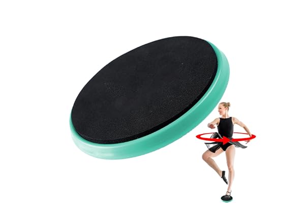 Rund dansare vändbräda, dans spinningbräda, konståkningsspinner, pirouettbräda, balettskiva med EVA-skumdyna för gymnastik, konståkare, dansare