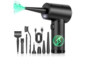 ZARM DUST 140000RPM Power Display specchio per bicicletta girevole a 360 gradi, materiale ABS ecologico e durevole, supporto universale per manubrio