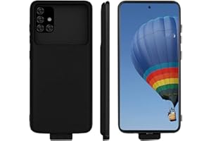FRATERNIZE Schutzhülle für Samsung Galaxy A51 5G Akku-Hülle, 5000 mAh Backup-Power-Bank-Ladehüllen Tragbares A51 5g Akku-Ladegerät