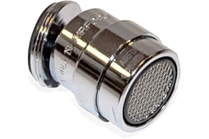 AQUAE Aeratore per Bidet con Snodo, Direzione del Getto d'Acqua Personalizzabile, Risparmio Idrico grazie alla Miscela Acqua-Aria, Attacco Maschio