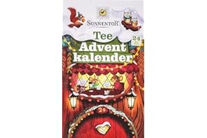 Sonnentor Tee Adventkalender, 24 Aufgussbeutel, Mäuse, 38,9g