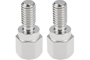 GGUFAY 2 Stück 1/4 Zoll Weibliche Zu M6 Männlichen Gewinde Adapter Befestigung Kamera Und Stativ Ausrüstung