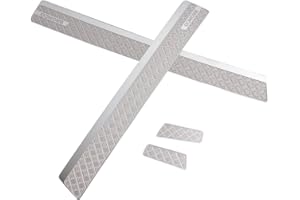 ZUOLAN XUNJIAJIE Acero Inoxidable Placa Protectora del Lado del Cuerpo para 1/10 RC Coche Traxxas Trx4 T4 Bronco