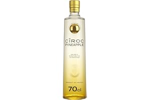 Ciroc Pineapple Flavoured Vodka | 37.5 vol | 70cl | Tropical Taste | Infused with Natural Flavours of Fresh Crushed Pineapple | For a Mixed Drink or Cocktails | Distilled 5 Times