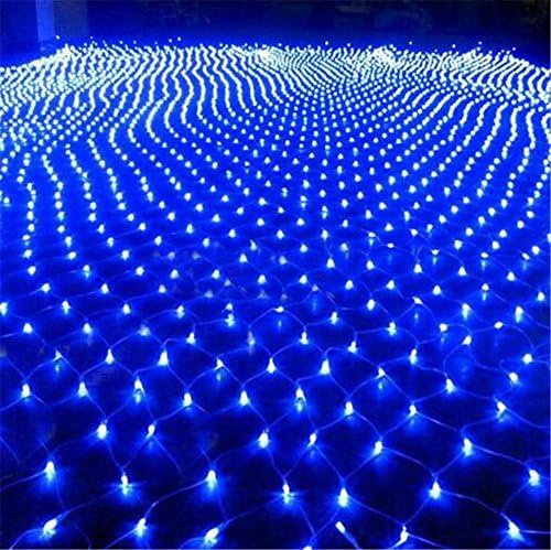 4Mx6M 672 LED Net Mesh Decorative Fairy Lights Twinkle Lighting Christmas Wedding Party Outdoor Waterproof , blue