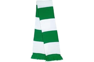 BrolloGroup Set Tifoso Da Comporre/Sciarpa Tubolare Tifosi Bianco Nera Rosso Verde Sciarpe Invernali / 2 Modelli/Berretto Invernale PS 15538/15545