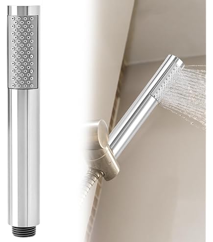 VIGIME Soffione Doccia Fisso 30cm Alta Pressione: Ultra Sottile In Acciaio Inox 304 Con Ugelli In Silicone - Cromato