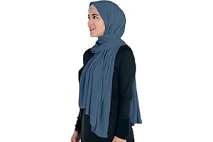 Lina & Lily Maxi Hijab Jersey Premium, Kopftuch Schal Turban für Muslimische Frauen