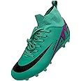 BLBK Football Boots Mens Professional Football Boots Unisex Outdoor Kids high Tops Suitable for Artificial Turf AG Competition Training Shoes