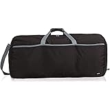 Amazon Basics Grand sac de sport/week-end en tissu souple, 98 l, Noir