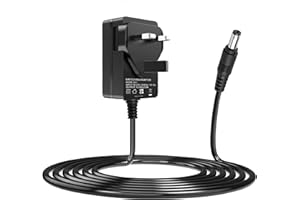 ＲＵＥＩＵＲＩ Power Cord for Yamaha Keyboard,CCTV Camera,LED Lights, 12V 2A AC Adapter Power Supply for Yamaha PSR, YPG, YPT, DGX, EZ P Digital Keyboard Series PA130 150 PSR-E403 Below YPT-400 Below EZ-200 EZ-AG