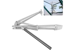 UPSTARTECH Abridor de ventanas automático para invernadero, estructura de doble muelle, elevalunas para invernadero, apertura de ventanas para vivero, capacidad de elevación de 15kg, altura de elevación de 40cm