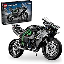LEGO Technic Kawasaki Ninja H2R Motorcycle Toy, Vehicle Gift for