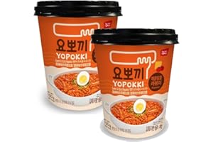 STARRY MART Young Poong Yopokki Cup - Sweet & Spicy Rapokki 145g (Pack of 2)