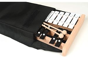 CARA & CO. Professional Wooden Soprano Full Size Glockenspiel Xylophone with Cover Case - Includes 2 Wooden Beaters