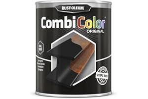 RUST-OLEUM 7375.0.75 Combicolor Original, Superior Metal Protection, Direct To Rust, Satin black-RAL 9005