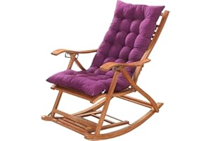 UWOBTN Cojín Reclinable para Tumbona, 120x48/150x48cm Cojines para Silla Mecedora, Exterior Reclinable Colchoneta Tumbona ,Cómodo Cojín de Sofá para Jardín, Piscina, Playa, Terraza y Balcón(H,120x48x8cm)