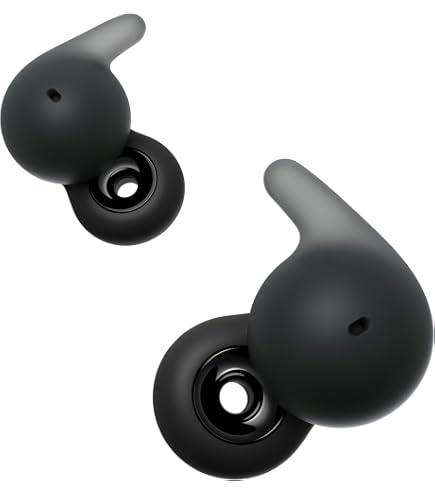 ALXCD Ohrstöpsel Für Sony LinkBuds S – 3 Paar Silikon-Spitzen In S/M/L, Schwarz