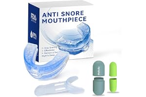 Umllpet Anti-snarkstopp, snoring lösning med öronproppar, effektiv snarkstoppanordning, tvättbar och återanvändbar snarkskena