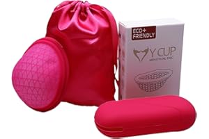 FORBANY Vulxies Menstrual Disc Vulxies Reusable Silicone Period Disc, Comfortable and Leak-Resistant Feminine Care Solution, Easy to Insert and Remove, Suitable for Day and Night Use (Pink)