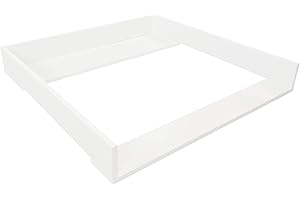 Puckdaddy - Fasciatoio Ole compatibile con cassettiera IKEA Malm e simili - fasciatoio in legno bianco 80x76x10cm - piano fasciatoio di alta qualità incl. materiale di fissaggio per montaggio a parete