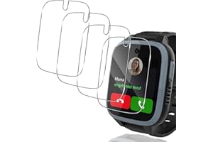 Yenwen Schutzfolie für XPLORA XGO 3 / XPLORA Kidzi für Panzerglas, 4 Stück Gehärtetes Glas Folie, Anti-Scratch Displayschutzfolie, Blasenfreie Displayschutz für Xplora X GO 3 / Kidzi