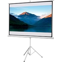 Écran De Projection Portable 84 Pouces (186x105 Cm) - Toile Polyester HD - Pliable - Pour Intérieur/extérieur