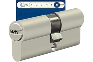 AceMining Schließzylinder 30/40, Zylinderschloss, 70mm Zylinder Türschloss, Türzylinder mit 3 Schlüssel, Diebstahlschutz Schliesszylinder, Einfache Installation Profilzylinder Messingzylinder