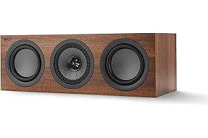 KEF Q250c Centre Channel Speaker, Walnut