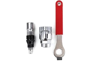 Alppihym Profesjonalny zestaw narzędzi do ściągania korby i łożyska pedału rowerowego – wysokiej jakości narzędzie do naprawy i konserwacji