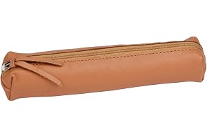 Clairefontaine 410000C Mappfodral smalt (av läder, 4 x 2,5 x 19,5 cm) 1 st natur
