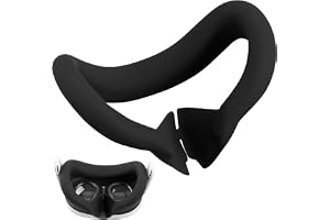 Silikonögonmask för Meta Quest 3, VR silikonmask kompatibel med Meta Quest 3, tillbehör till Quest 3 hjälper dig att njuta av
