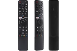 YIBICHIN Nuovo Telecomando Vocale Bluetooth XMRM-19 Adatto per Xiaomi MI P1 32"43" 55" Android Smart TV, Q1 75" LED TV, con Netflix e PrimeVideo Pulsanti