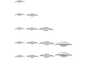 PEZEEU Piombo Pesca Mare Girelle di Pesca con cuscinetto a sfera per la pesca - 1 set (10 g / 15 g / 20 g / 30 g) Girelle di rotolamento Accessori per Pesca in Mare e Pesca d'Acqua Dolce Strumenti